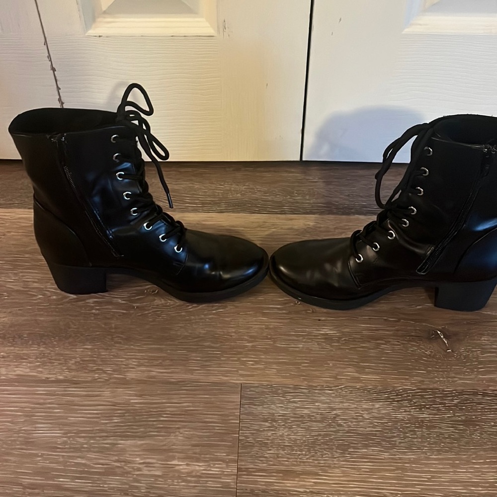 Cute combat booties
